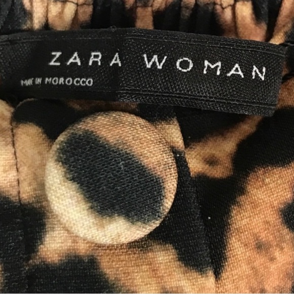 Zara Leopard Print Midi Pencil Dress - Picture 4 of 5
